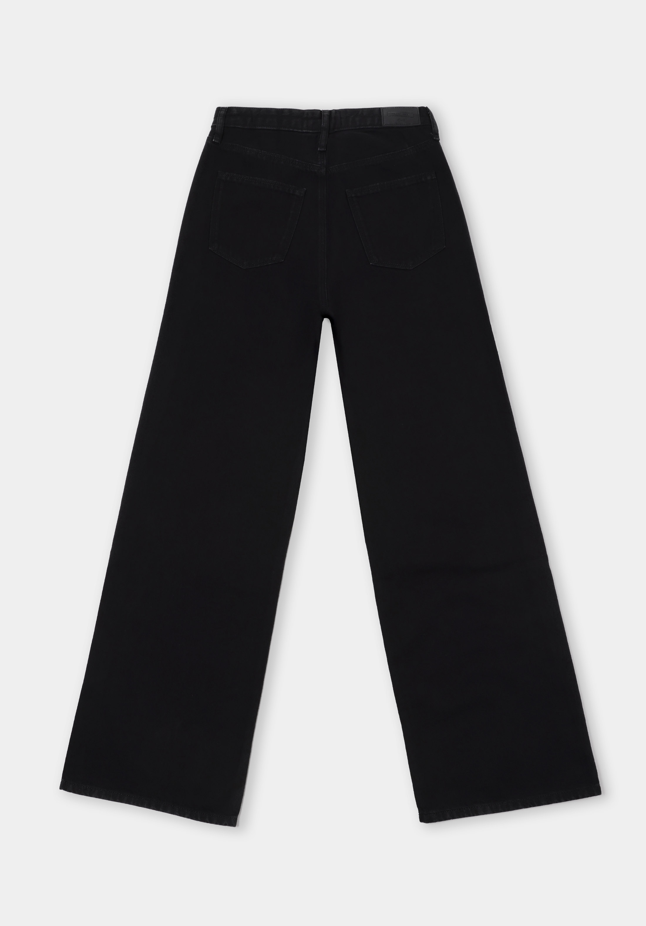 اعرض التفاصيل لـ   خصر عالي ساق واسعة جينز نسائي جينز