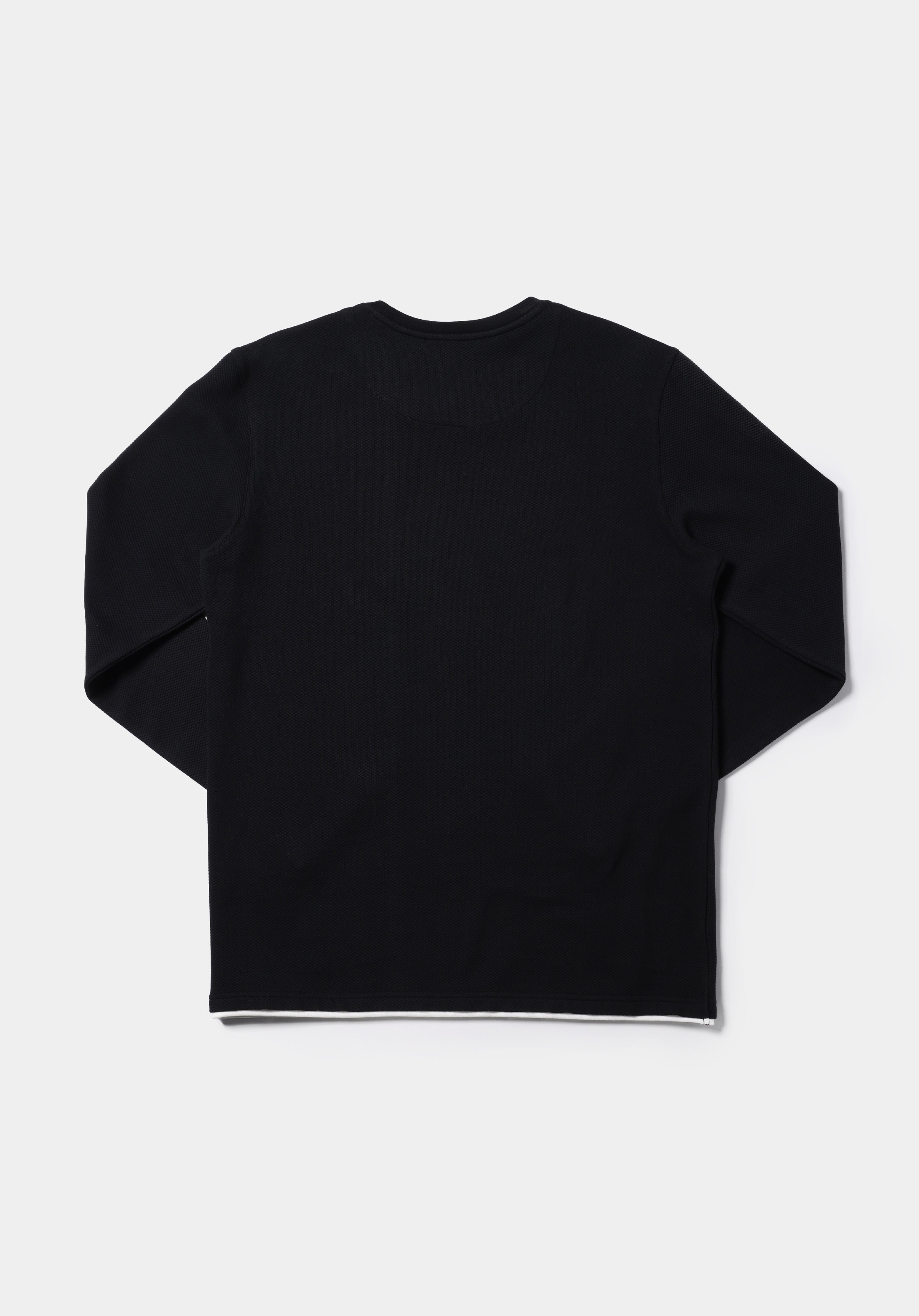 اعرض التفاصيل لـ أسود للرجال تي شيرت كم طويل