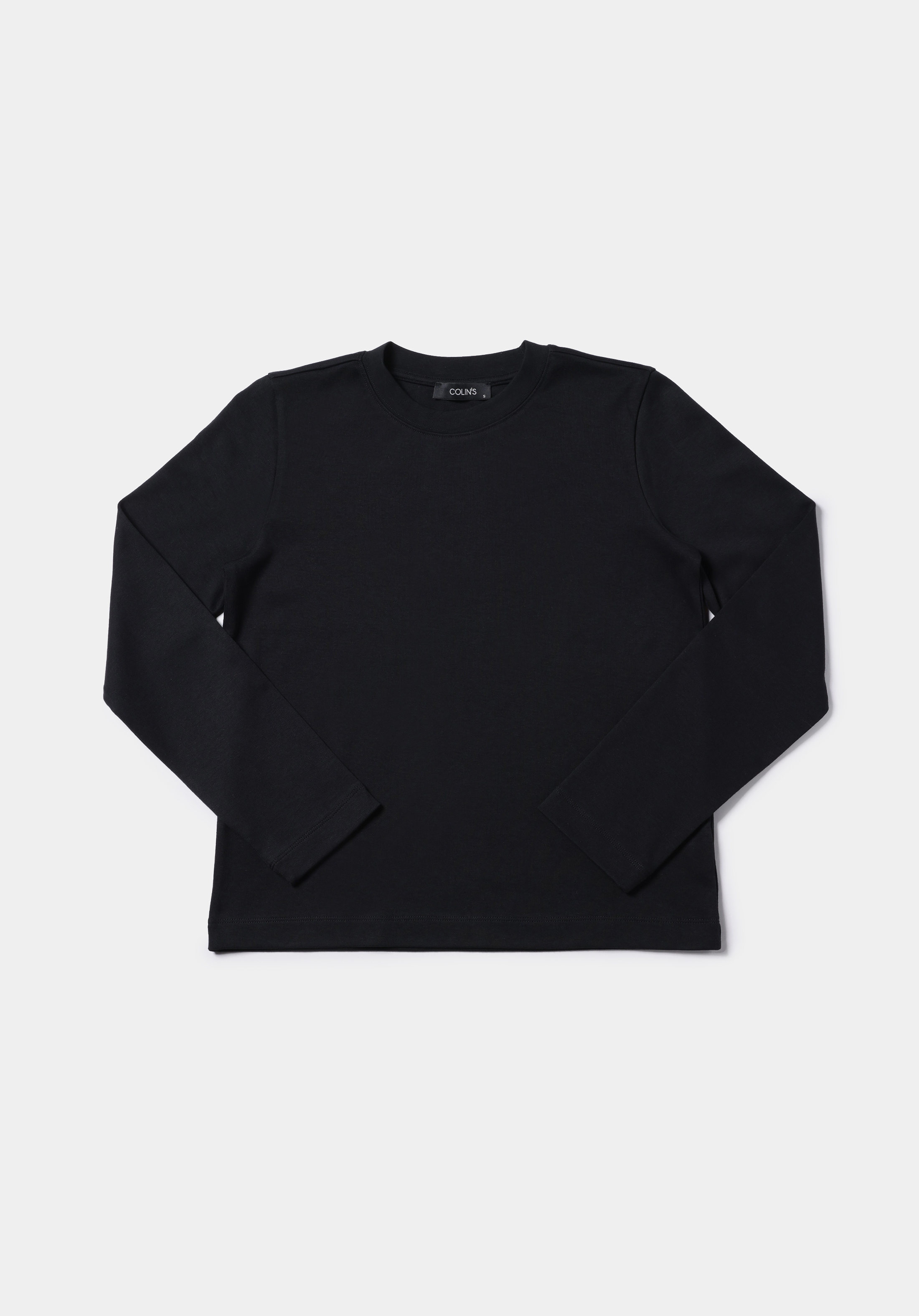 اعرض التفاصيل لـ أسود للنساء تي شيرت كم طويل