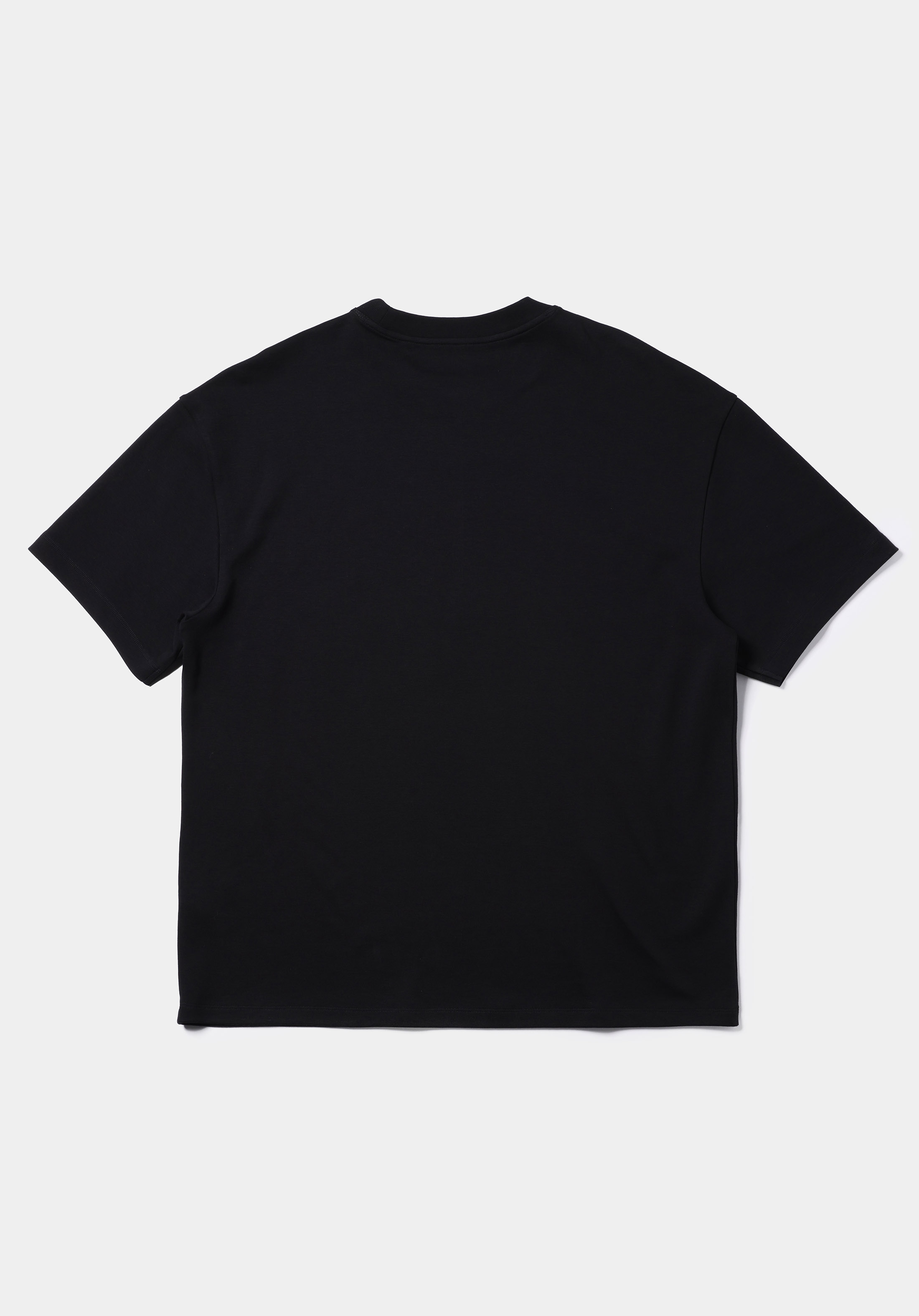 اعرض التفاصيل لـ أسود للرجال تي شيرت بأكمام قصيرة