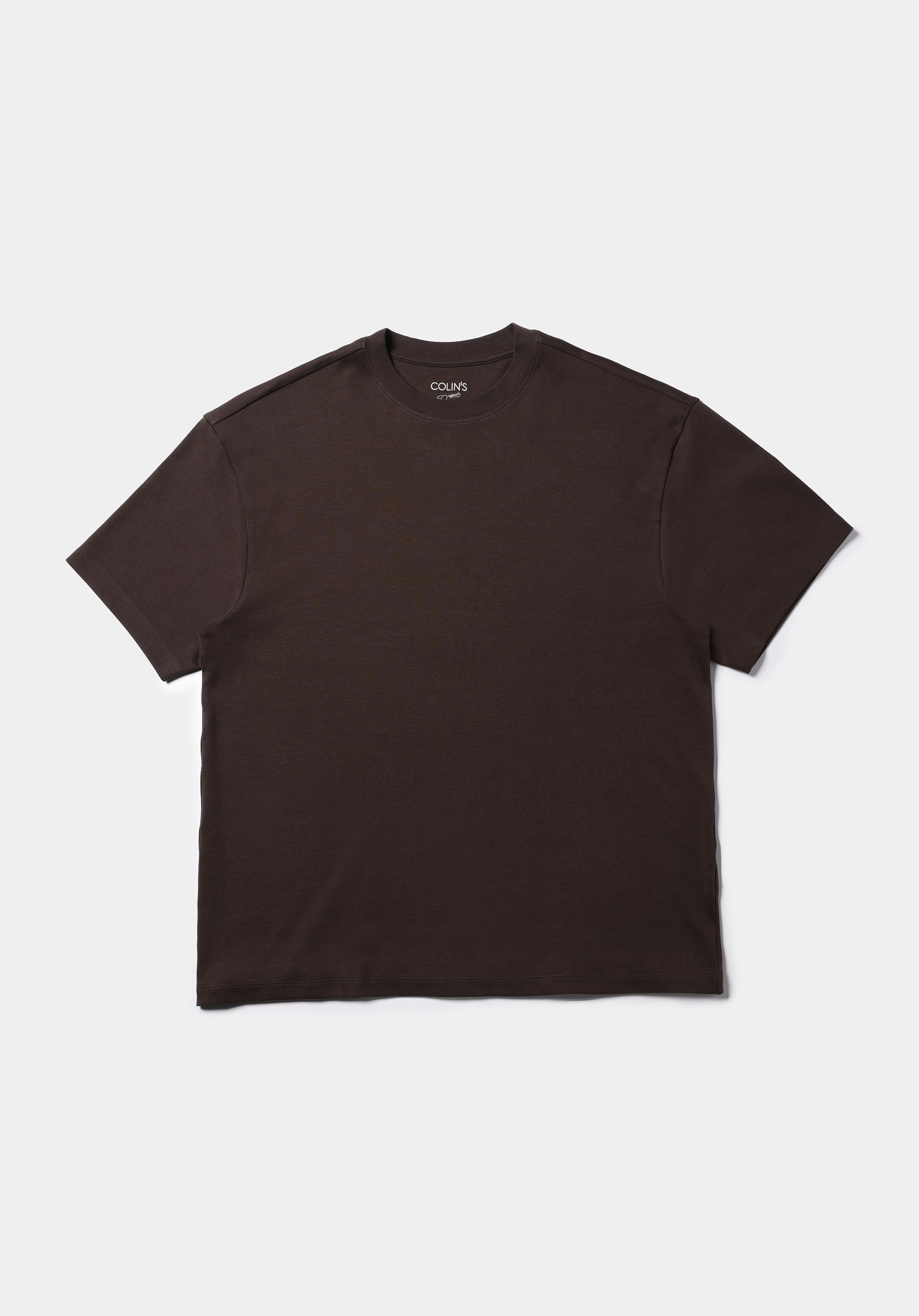 اعرض التفاصيل لـ بني للرجال تي شيرت بأكمام قصيرة