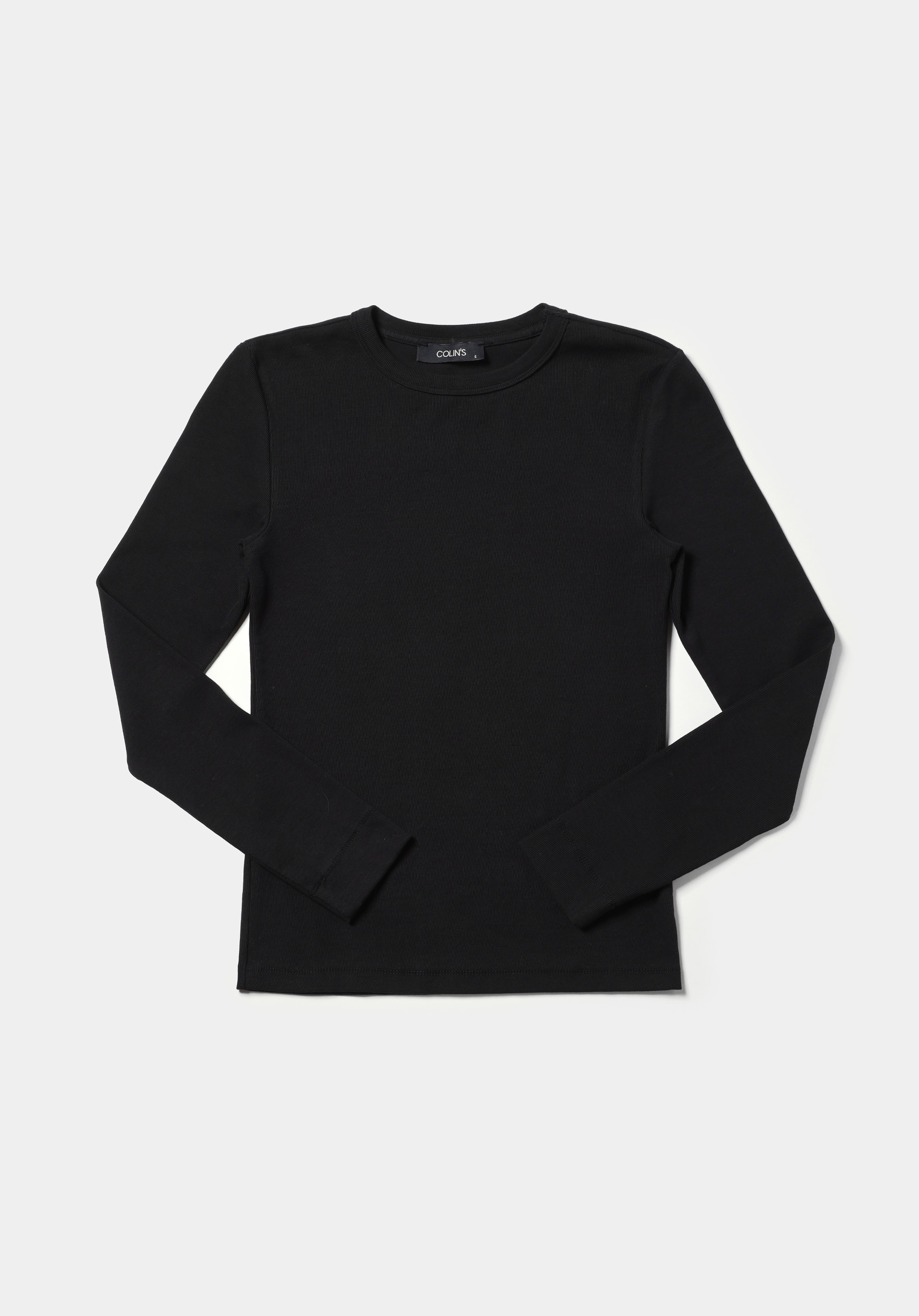 اعرض التفاصيل لـ أسود للنساء تي شيرت كم طويل