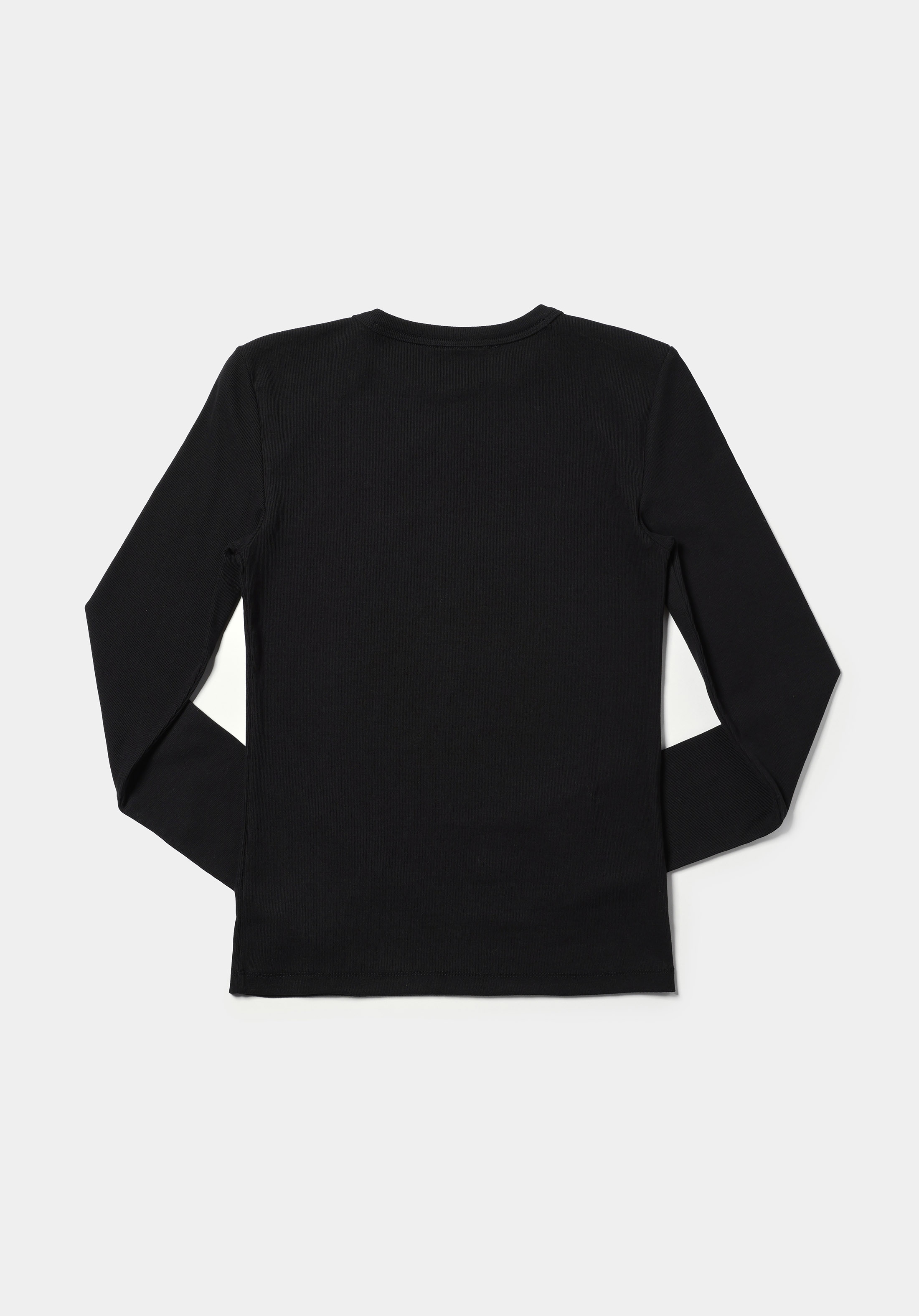 اعرض التفاصيل لـ أسود للنساء تي شيرت كم طويل