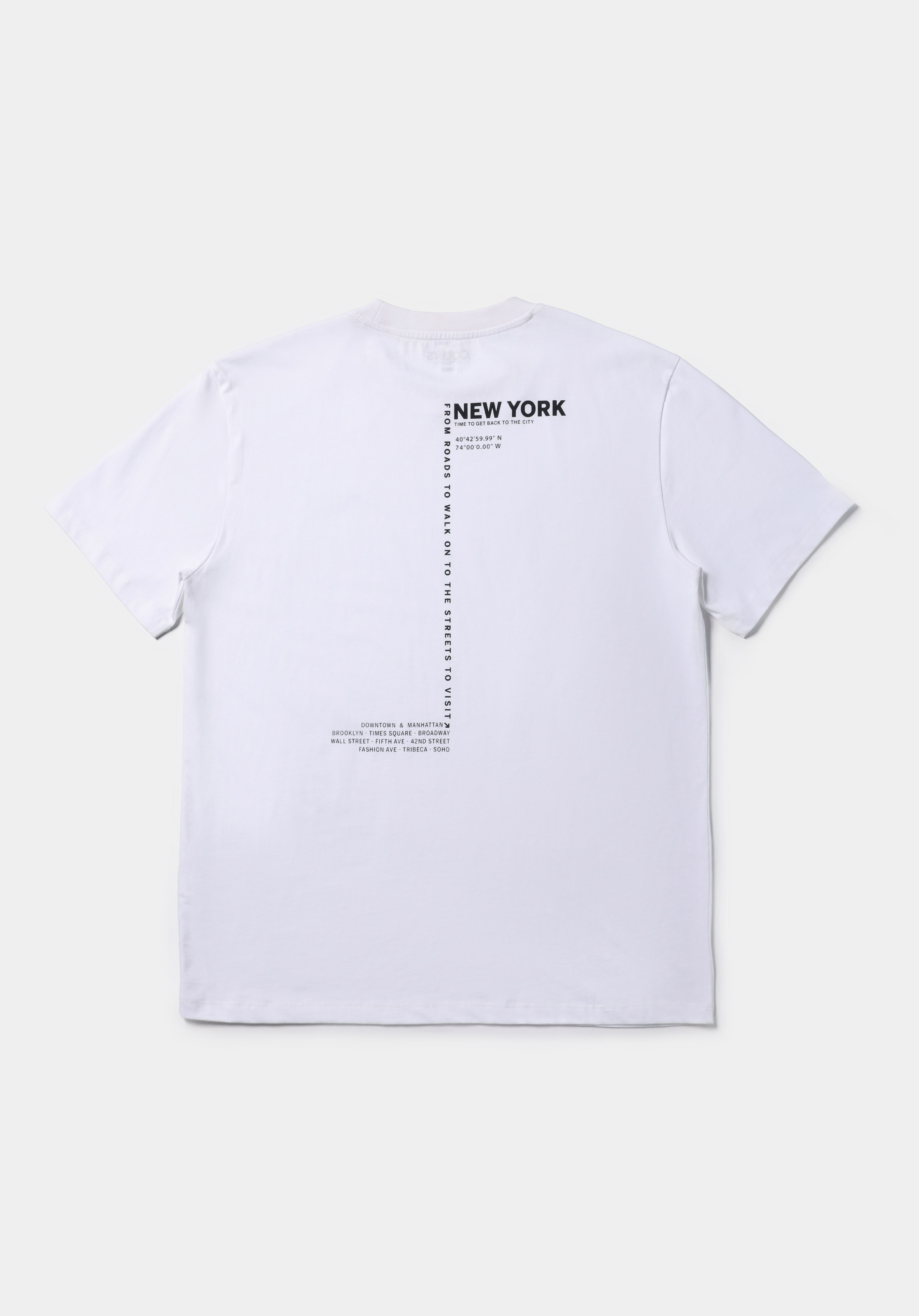 اعرض التفاصيل لـ أبيض للرجال تي شيرت بأكمام قصيرة