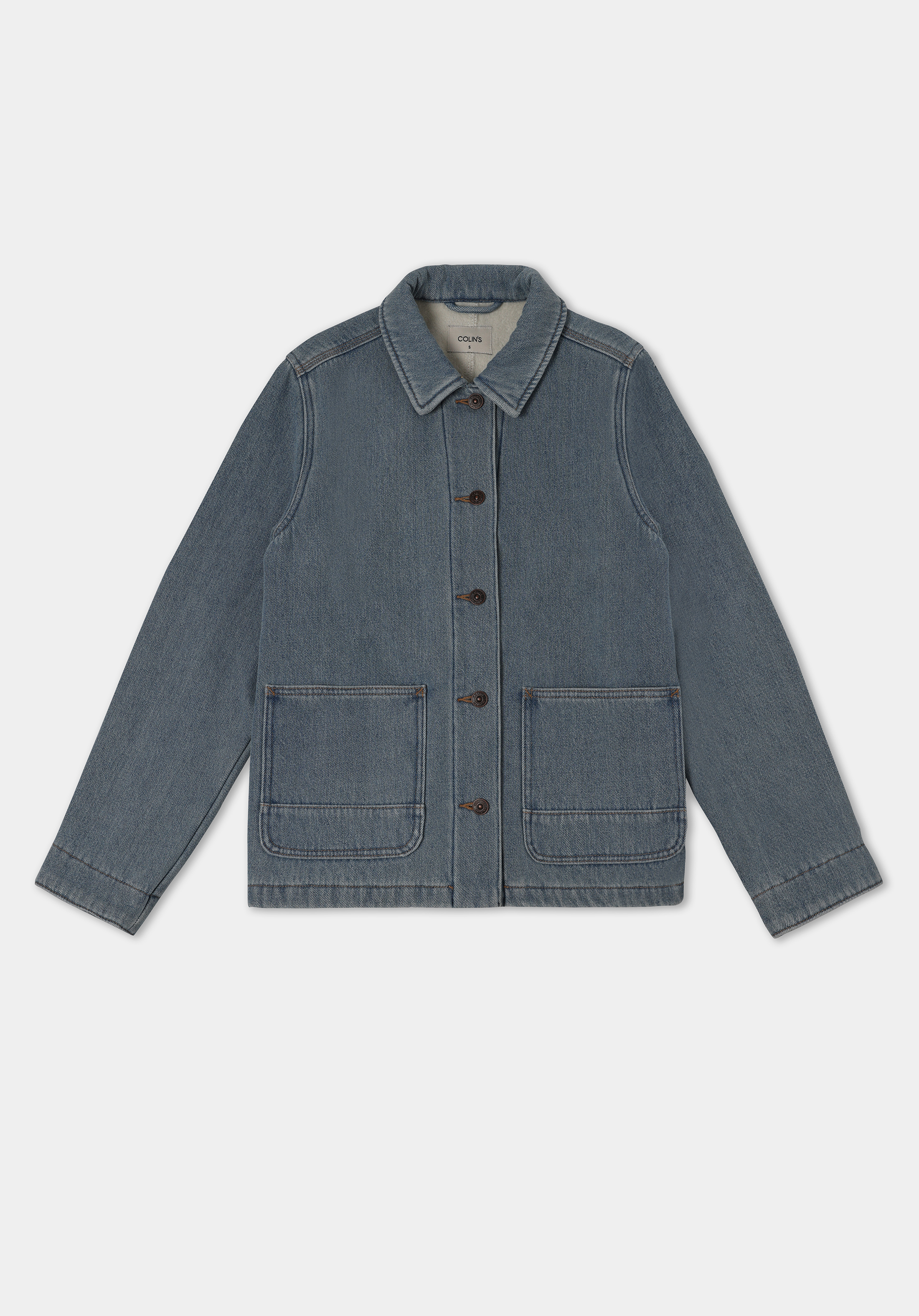 اعرض التفاصيل لـ أزرق للنساء جاكيت سترة