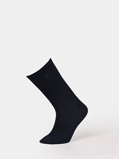 صورة من أزرق بحري للرجال جوارب