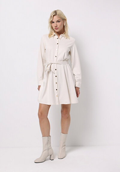 اعرض التفاصيل لـ بيج فاتح للنساء فستان