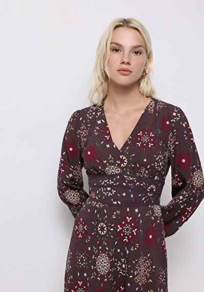 اعرض التفاصيل لـ متعدد الألوان للنساء فستان