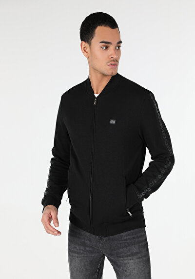 صورة من أسود للرجال جاكيت سترة