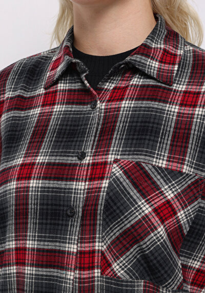 اعرض التفاصيل لـ بوردو للنساء قميص  كم طويل