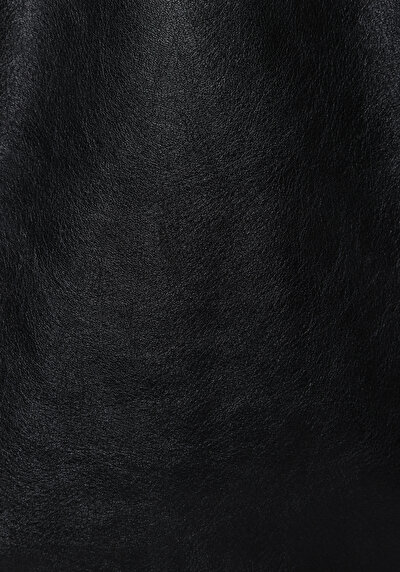 اعرض التفاصيل لـ أسود للنساء جاكيت جلد