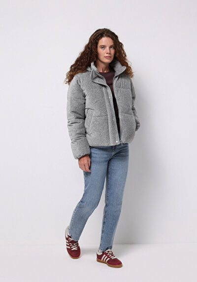 اعرض التفاصيل لـ رمادي للنساء جاكيت