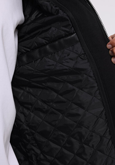 اعرض التفاصيل لـ أسود للرجال جاكيت جلد