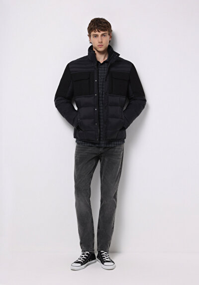 صورة من أسود للرجال جاكيت