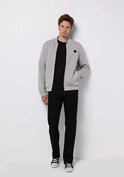 اعرض التفاصيل لـ رمادي للرجال جاكيت سترة