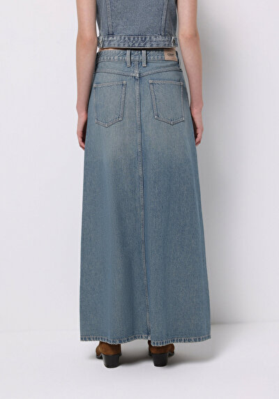 صورة من أزرق للنساء تنورة