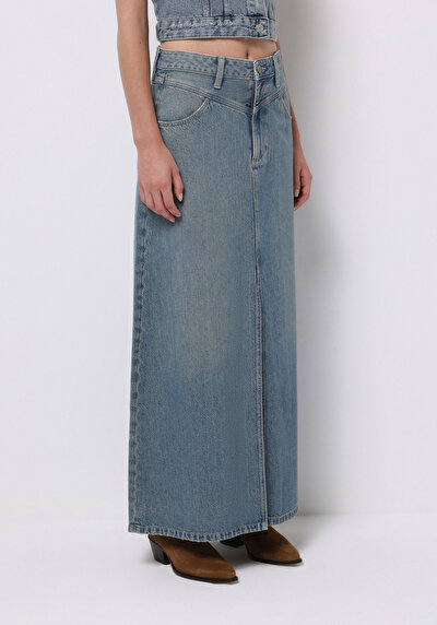 اعرض التفاصيل لـ أزرق للنساء تنورة