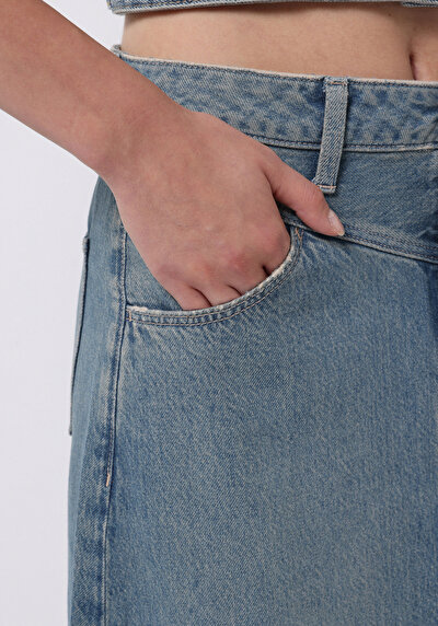 اعرض التفاصيل لـ أزرق للنساء تنورة