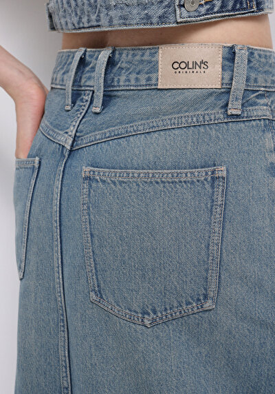 اعرض التفاصيل لـ أزرق للنساء تنورة