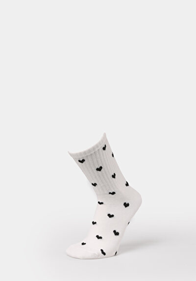 صورة من بيج فاتح للنساء جوارب