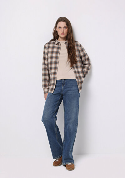 اعرض التفاصيل لـ بيج للنساء قميص  كم طويل