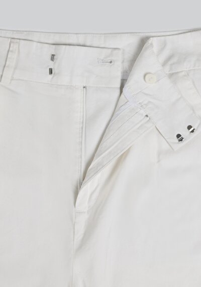 اعرض التفاصيل لـ عادي بقصة رفع الخصر ساق واسعة نسائي بنطلون أبيض