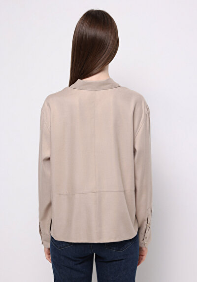 اعرض التفاصيل لـ بيج للنساء قميص  كم طويل