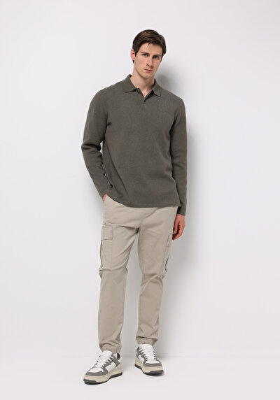 اعرض التفاصيل لـ كاكي للرجال بلوفر