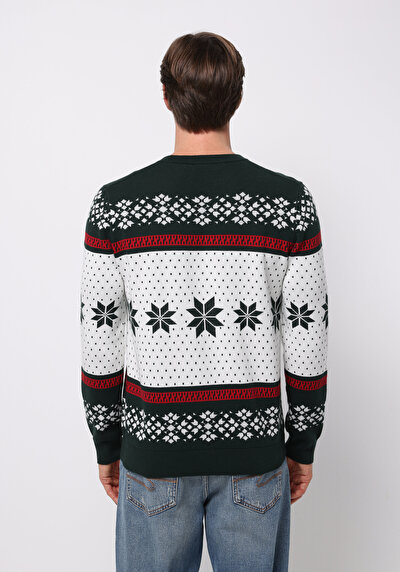 صورة من أخضر للرجال بلوفر