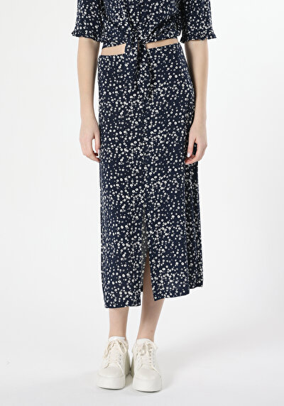 اعرض التفاصيل لـ أزرق بحري للنساء تنورة