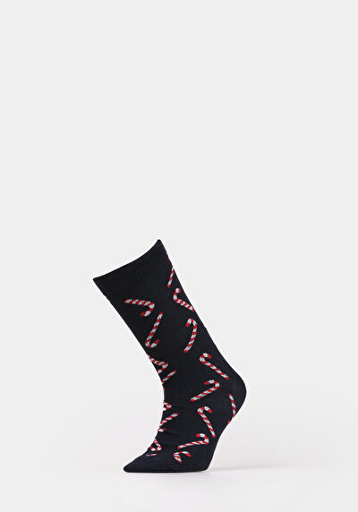 صورة من أزرق بحري للرجال جوارب