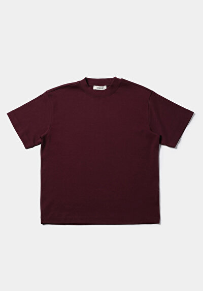 اعرض التفاصيل لـ أرجواني للنساء تي شيرت بأكمام قصيرة