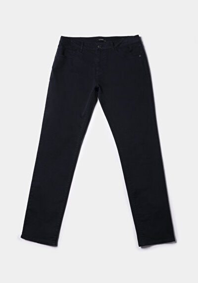 اعرض التفاصيل لـ مستقيم  خصر منخفض مستقيم ساق مستقيمة رجالي أزرق داكن