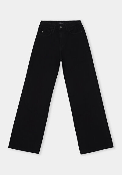 اعرض التفاصيل لـ   خصر عالي ساق واسعة جينز نسائي جينز