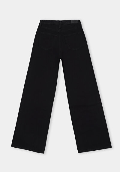 اعرض التفاصيل لـ   خصر عالي ساق واسعة جينز نسائي جينز