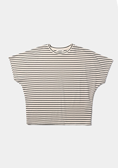 اعرض التفاصيل لـ بيج فاتح للنساء بلوزة كم قصير