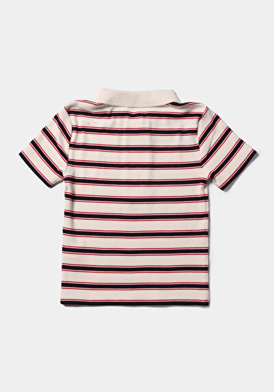 اعرض التفاصيل لـ بيج فاتح للنساء قميص بولو  كم قصير