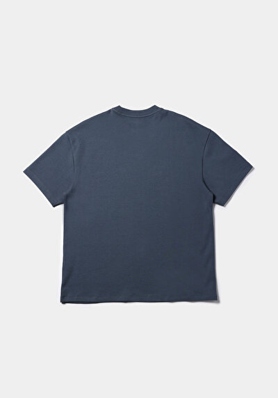 اعرض التفاصيل لـ أزرق للرجال تي شيرت بأكمام قصيرة