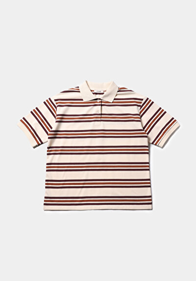 اعرض التفاصيل لـ متعدد الألوان للنساء قميص بولو  كم قصير