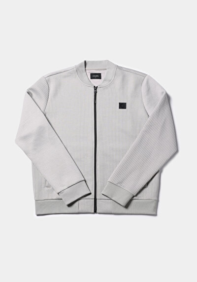 اعرض التفاصيل لـ رمادي للرجال جاكيت سترة