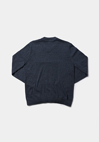 اعرض التفاصيل لـ أزرق بحري للرجال بلوفر