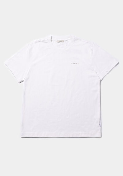 اعرض التفاصيل لـ أبيض للرجال تي شيرت بأكمام قصيرة