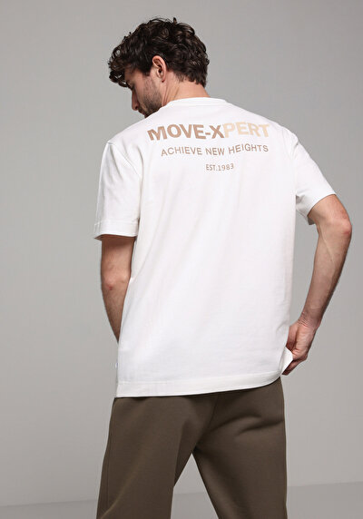 صورة من أبيض للرجال تي شيرت بأكمام قصيرة