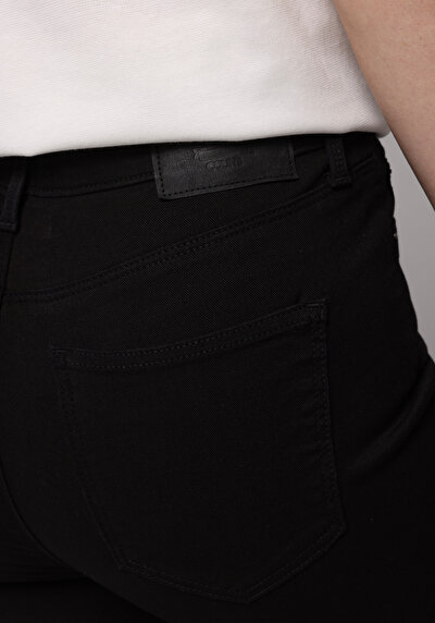 اعرض التفاصيل لـ   رفع الخصر ساق ضيقة نسائي جينز أسود