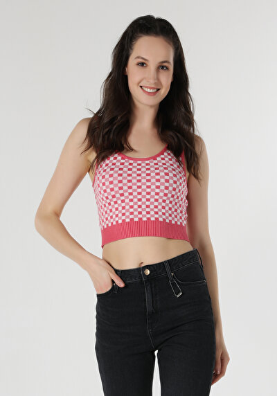 اعرض التفاصيل لـ سليم فيت بلوزة دبابة للنساء باللون الوردي