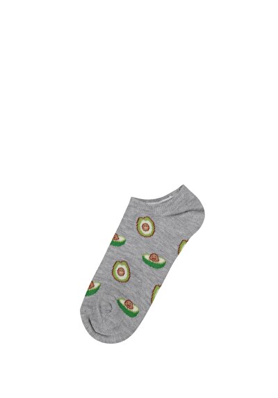 صورة من رمادي للنساء جوارب