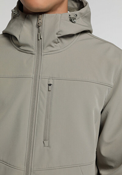 صورة من بيج للرجال معطف المطرمعطف المطر