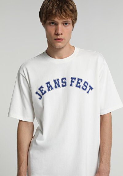 صورة من أبيض للرجال تي شيرت بأكمام قصيرة