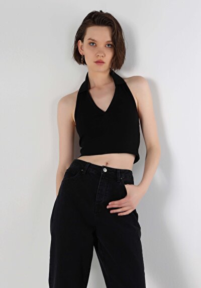 اعرض التفاصيل لـ سليم فيت بلوزة نسائية سوداء