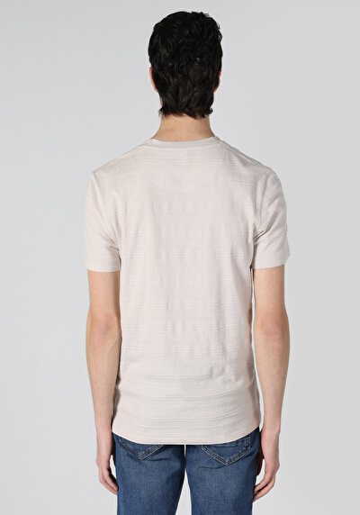 اعرض التفاصيل لـ   رقبة مستديرة مستقيم تي شيرت رجالي حجر كم قصير